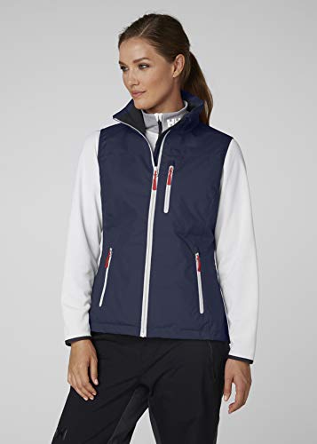 Helly Hansen W Crew Vest, Mujer, Azul Marino, S