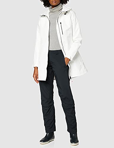 Helly Hansen W Long Belfast Jacket, Mujer, White, M