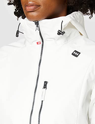 Helly Hansen W Long Belfast Jacket, Mujer, White, M