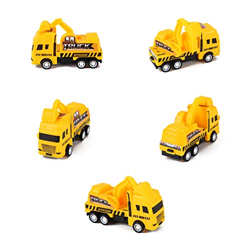 Herefun 6 Pcs Camión de Bombero Coches de Juguetes, Juegos Vehículos, Mini Diecast Vehículos de Bomberos Tire hacia Atrás Coches, Educativo Juguete Conjunto de Juguetes para Niños Niñas