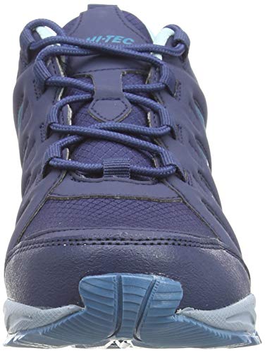 Hi-Tec Warrior Womens, Zapatillas para Caminar Mujer, Azul Insignia, 38 EU