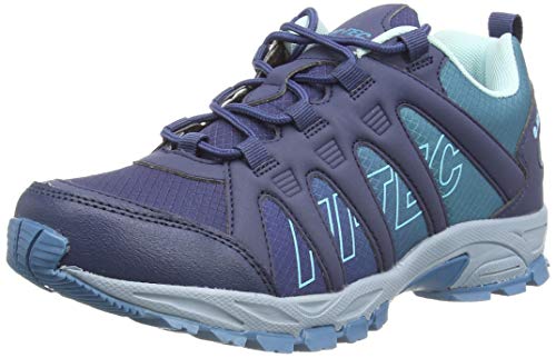 Hi-Tec Warrior Womens, Zapatillas para Caminar Mujer, Azul Insignia, 38 EU