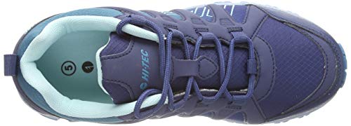 Hi-Tec Warrior Womens, Zapatillas para Caminar Mujer, Azul Insignia, 38 EU