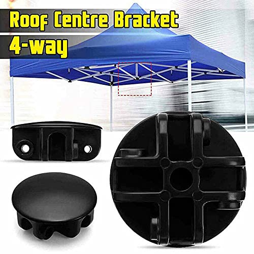 Hjinyu Sporte Central de Techo de 4 Vías de Repuesto para Toldo Way Roof Centre Bracket Piezas de Repuesto para Tienda de Campaña Conector Compatible