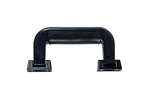 HMF 14971-02 - Asa de plástico para maleta, 2 unidades, 16,5 x 7,5 cm, color negro