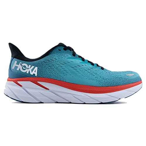 Hoka Clifton 8, Zapatillas de Running por Hombre, Azul (RealTeal/Aquarelle RTAR), 46 EU