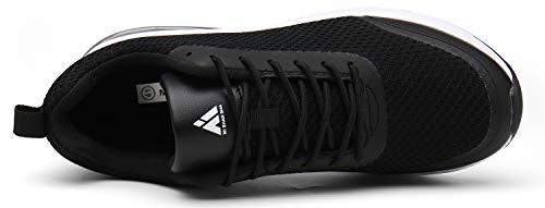 Hombre Aire Zapatillas Trail Running Mujer Deportivas para Caminando Transpirable Antideslizante Sneakers Ser 2 Negro 42 EU