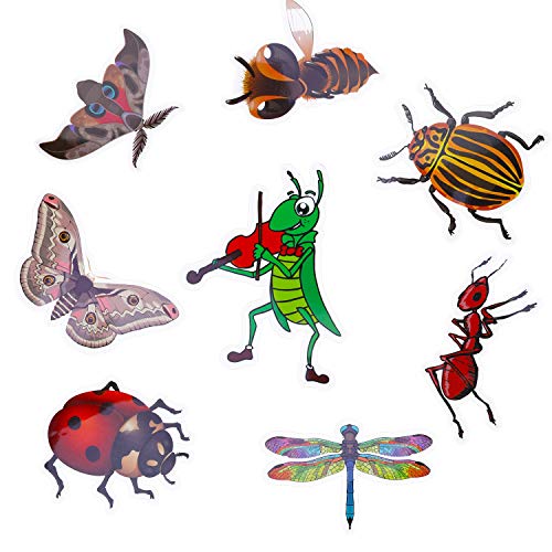 HOWAF 100pcs Insect Sea Animals Graffiti Vinyl Decal Stickers for Laptop Luggage Skateboard Bike Helmet Scrapbooking Guitar Keyboard Notebook, Waterproof Stickers Pack for Teens Children Kids Adult