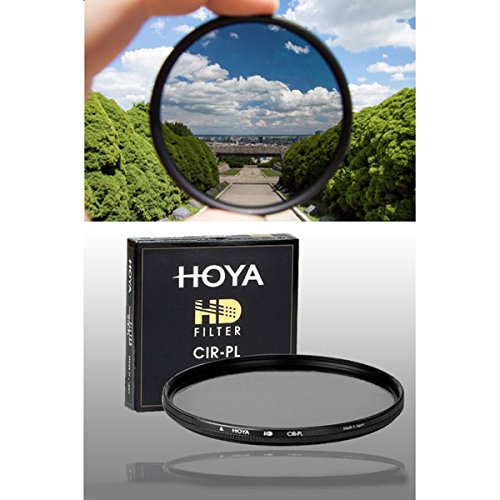 Hoya HD CIR-PL - Filtro polarizador para objetivos de 58 mm, montura negra