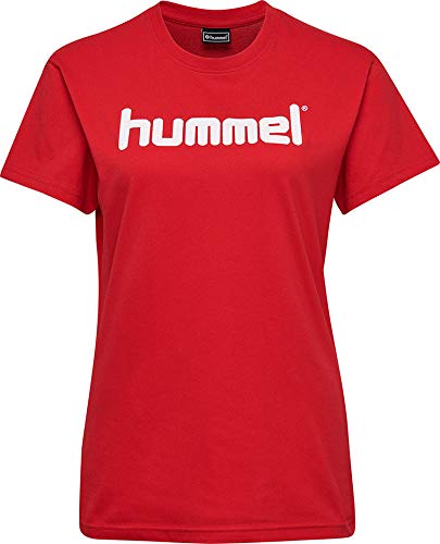 hummel Camiseta Hmlgo Algodón Logo Mujer S/S - Camiseta para Mujer