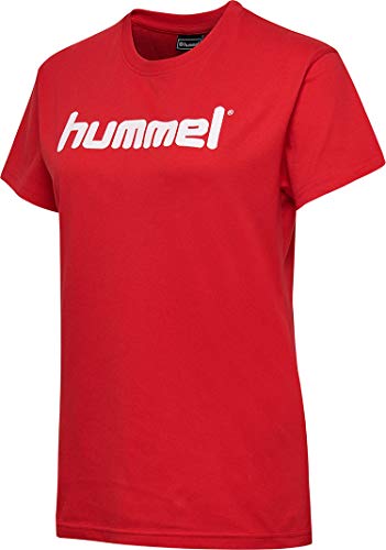 hummel Camiseta Hmlgo Algodón Logo Mujer S/S - Camiseta para Mujer