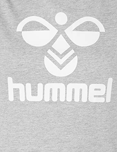 hummel Classic Logo Hoodie con Capucha, Mujer, Gris, Extra-Small