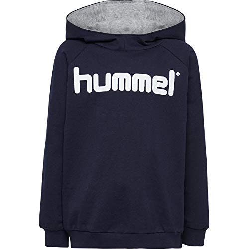 hummel HMLGO Kids Cotton Logo Hoodie Sudadera con Capucha, marine, 164