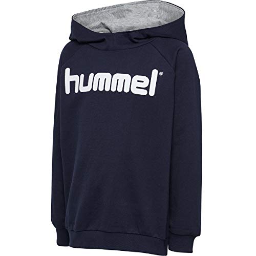 hummel HMLGO Kids Cotton Logo Hoodie Sudadera con Capucha, marine, 164