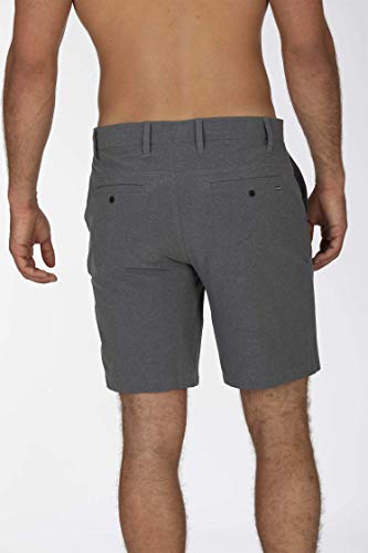 Hurley M Cruiser 19' Bermudas, Hombre, Black Heather, 28