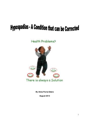 Hypospadias - A Condition that can be Corrected (English Edition)