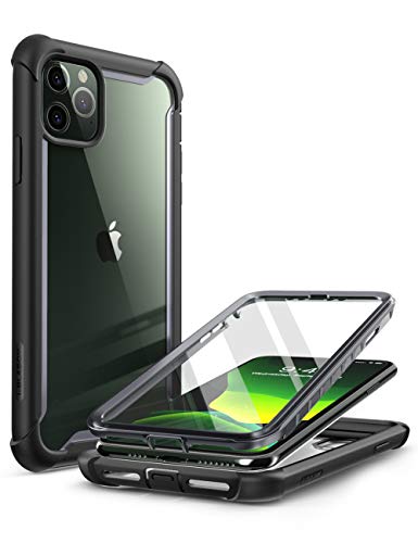 i-Blason Funda iPhone 11 Pro [Ares] 360 Grados Case Antigolpes Carcasa con Protector de Pantalla Integrado para Apple iPhone 11 Pro 5.8 2019 (Negro)