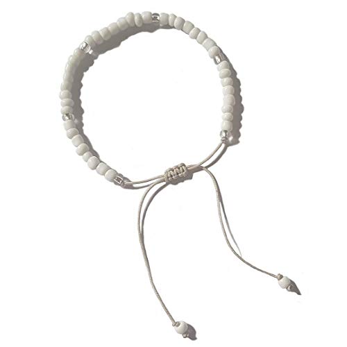 Ilde de Obatala pulsera ajustable Santeria