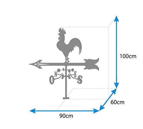 IMEX EL ZORRO 11013 - Veleta tejado Gallo, 900 mm