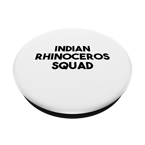 India rinoceronte amante divertido - indio rinoceronte Squad PopSockets PopGrip Intercambiable