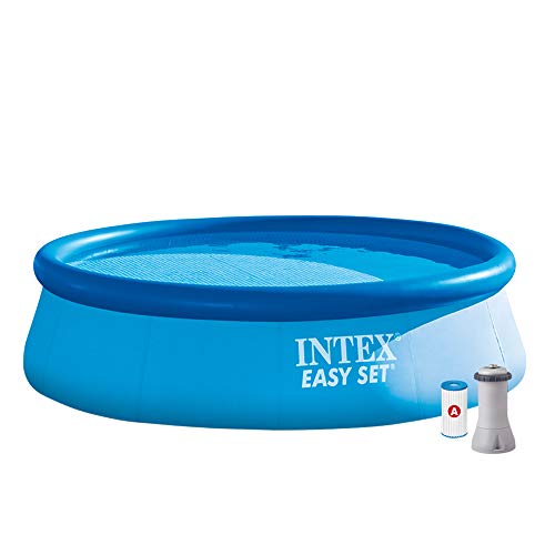 Intex 28132NP Piscina hinchable, con depuradora, 5.621 litros, 366 x 76 cm