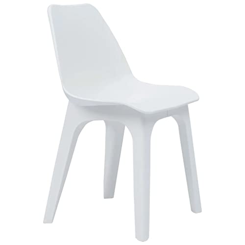 IPAE Silla Resina Eolo Sin Brazos Color Blanca 49,5x45x81 (Alt.) cm.