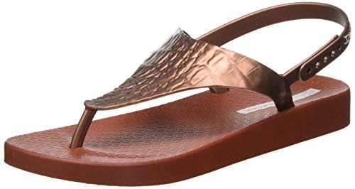 Ipanema Caiman Sandal Fem, Sandalia Mujer, Cobre metálico marrón, 38 EU