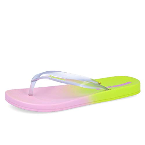 Ipanema Colorful Fem, Chanclas Mujer, Lilac/Clear/Green, 37 EU