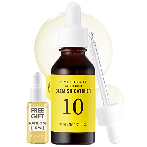 It'S SKIN Power 10 Formula VC Effector Ampoule Serum 30ml (1.01 fl oz) - Extracto de té verde para el cuidado de las pecas y las imperfecciones con un suero hidratante