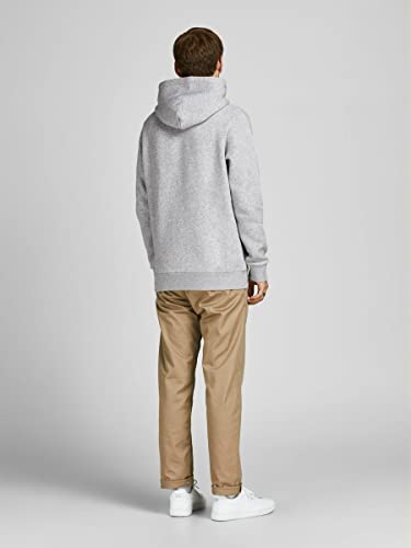 Jack & Jones Jjecorp Logo Sweat Hood Noos Sudadera con Capucha, Gris (Light Grey Mixed), XL para Hombre