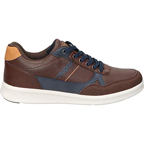 Jhayber Casual Cab V21, Zapatillas Hombre, Dark Brown, 41 EU