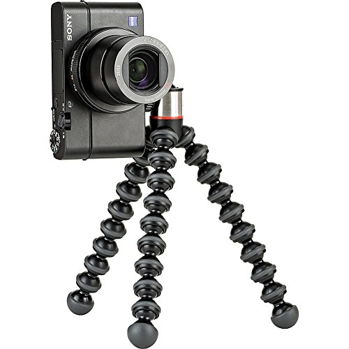 JOBY GorillaPod 500 - Trípode Mini Flexible con Rótula Integrada para Cámaras 360 y Compactas, Peso hasta 500 g, JB01502-BWW