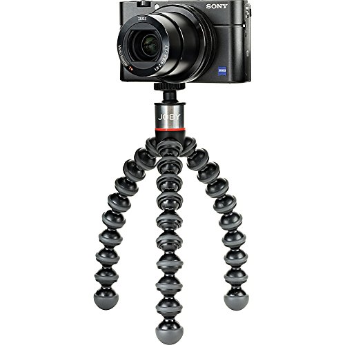 JOBY GorillaPod 500 - Trípode Mini Flexible con Rótula Integrada para Cámaras 360 y Compactas, Peso hasta 500 g, JB01502-BWW