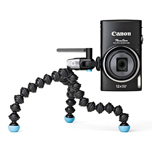 Joby Gorillapod Video - Trípode portátil para Smartphones (ABS, 360°), Color Negro y Azul Claro