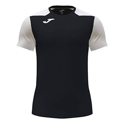 Joma Camiseta Manga Corta Record II Negro Blanco, L