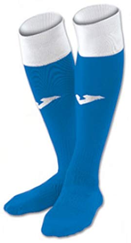 Joma Football Socks Calcio 24 Calcetines de fútbol, Royal/Blanc, Large Unisex Adulto