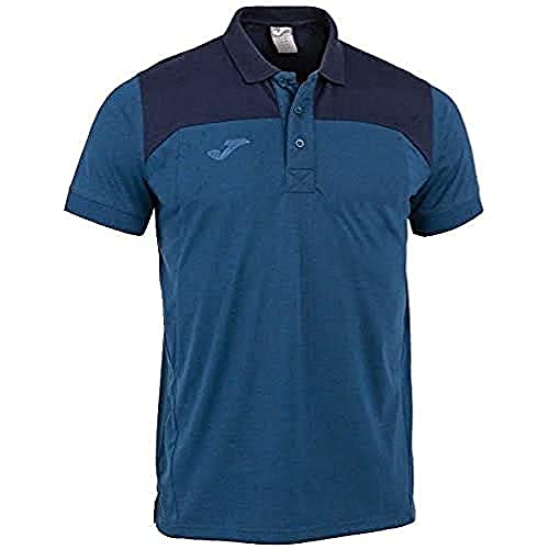 Joma Winner II Polos Caballero, Hombre, Royal/Negro, M