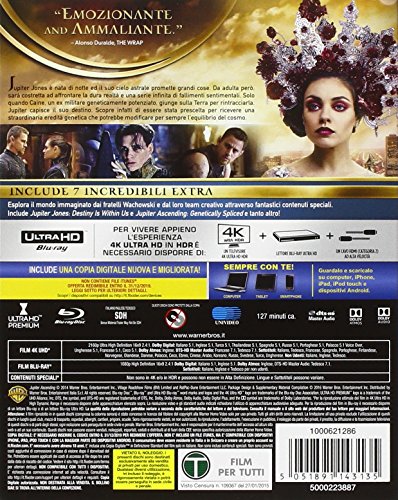 Jupiter - Il Destino Dell'Universo (Blu-Ray 4K Ultra HD+Blu-Ray) [Blu-ray]