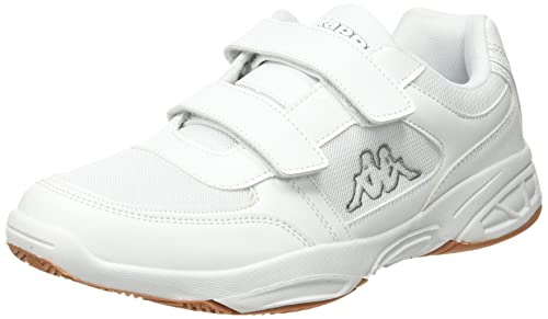 Kappa Dacer, Zapatillas Unisex Adulto, White L Grey 1016, 41 EU