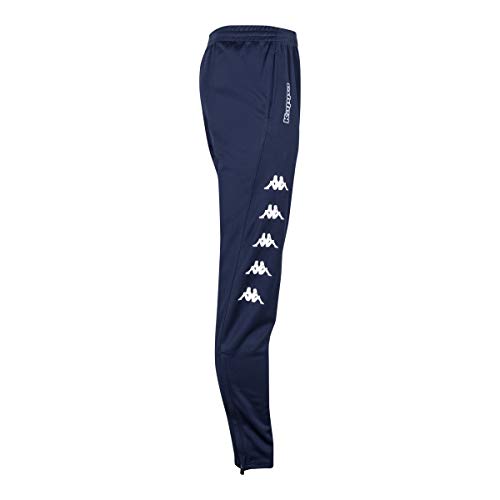 Kappa Pagino Pantalón Largo, Unisex, Azul Marino, 4XL