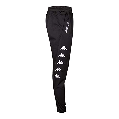 Kappa Pagino Pantalón Largo, Unisex Niños, Negro, 12Y