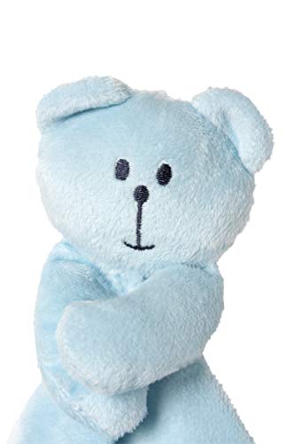 Karlie 47974 Peluche Cachorros Oso con Manta Incluida, Azul, 40 cm