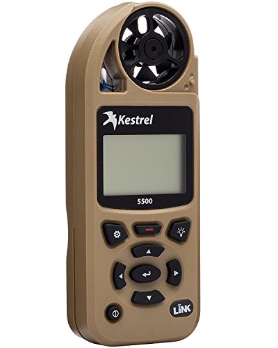 Kestrel 5500 Contador de Tiempo con Enlace y Vane Pantalla Plana, 0.034019424 kilograms, Color Canela