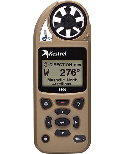 Kestrel 5500 Contador de Tiempo con Enlace y Vane Pantalla Plana, 0.034019424 kilograms, Color Canela