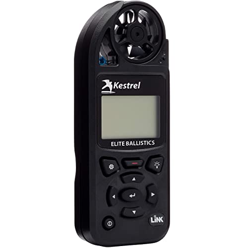 Kestrel Elite Weather Medidor con Aplique balística y Bluetooth Enlace, 0.034019424 kilograms, Color Negro