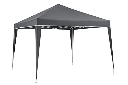 KitGarden - Carpa Plegable 3x3 Multifuncional, Gris, Deluxe GR