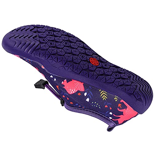 KVbabby Zapatos de Agua Descalzo para Niño Niña Calcetines de Natación Antideslizante Zapatos de Playa Zapatillas de Piscina,Morado,32 EU