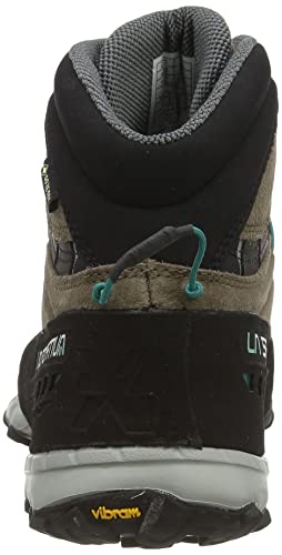 La Sportiva TX4 Mid Woman GTX, Botas de Senderismo Mujer, Multicolor (Taupe/Emerald 000), 36.5 EU