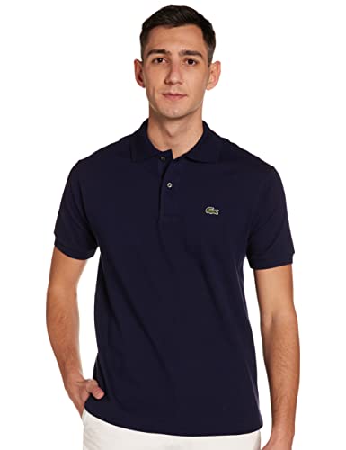 Lacoste L1212 Camisa Polo, Hombre, Azul (Marine), S