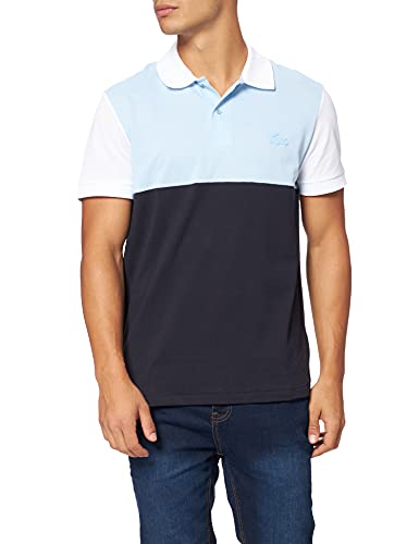 Lacoste PH7680 Polo, Abimes/Calanque-Blanc, S para Hombre